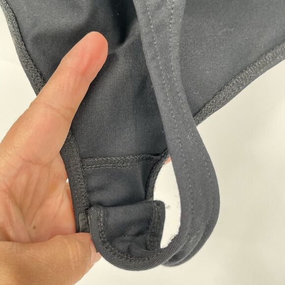 Free‎ People Intemately Bodysuit Black Small Black Layering Shirt - Picture 5 of 6